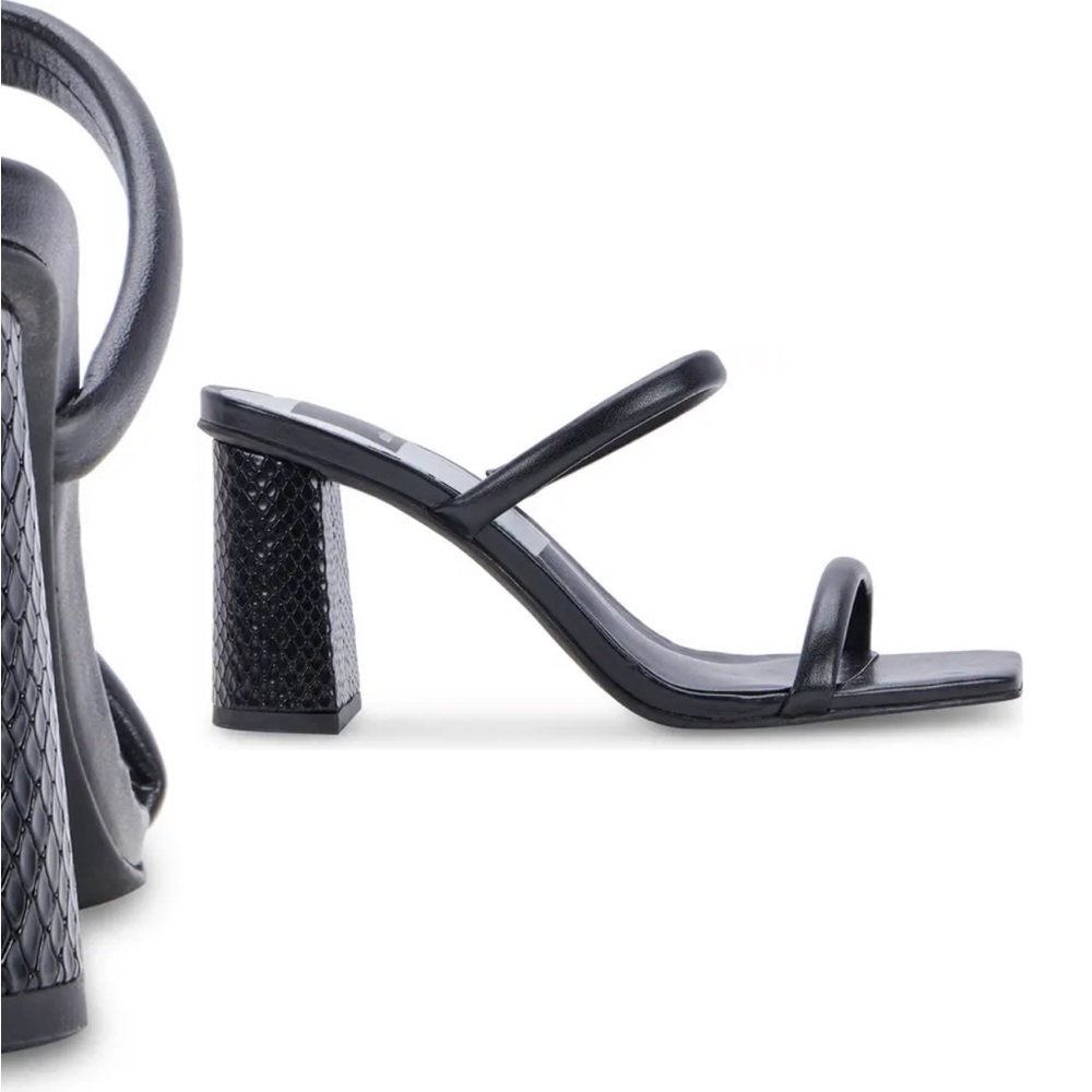 Dolce Vita Playa Snake Embossed Heeled Sandal size 10 - Picture 4 of 6